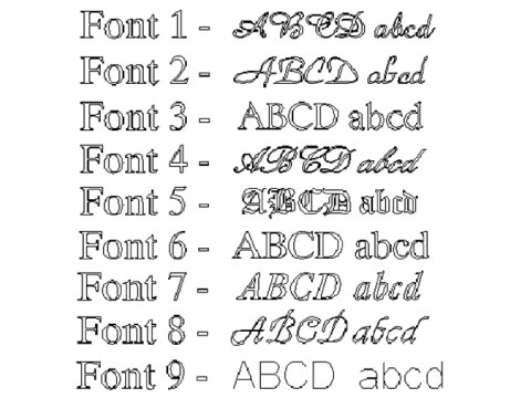 different types of tamil font